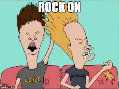 ROCK ON | made w/ Imgflip meme maker