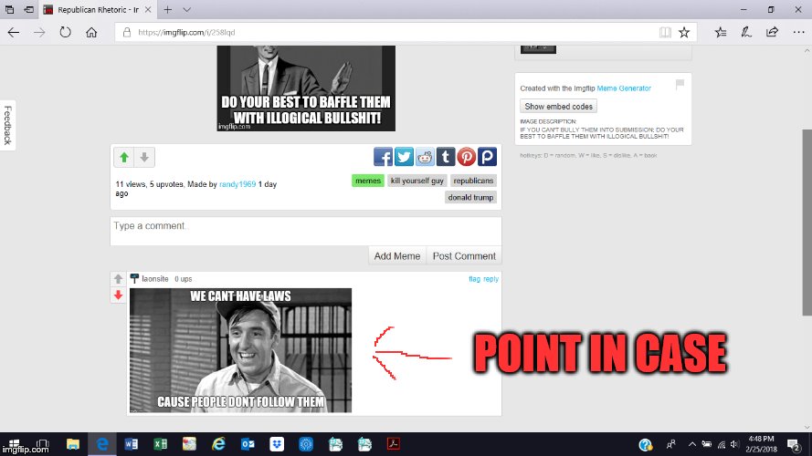 POINT IN CASE | made w/ Imgflip meme maker