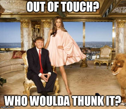 Trump out of touch? Who woulda thunk it? | OUT OF TOUCH? WHO WOULDA THUNK IT? | image tagged in trump,guns | made w/ Imgflip meme maker
