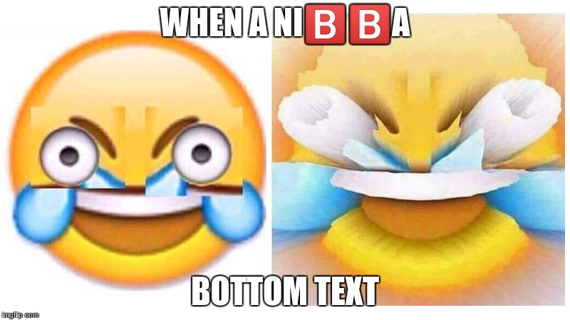 *Whip*
*Dab*
*I hate everyone on this site* | WHEN A NI🅱️🅱️A; BOTTOM TEXT | image tagged in hate,you are gay,kill yourself,bottom text,nia | made w/ Imgflip meme maker