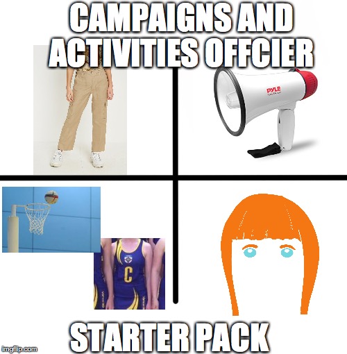 Blank Starter Pack | CAMPAIGNS AND ACTIVITIES OFFCIER; STARTER PACK | image tagged in memes,blank starter pack | made w/ Imgflip meme maker