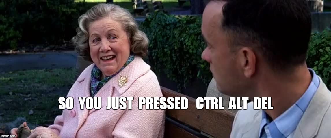 so you just | SO  YOU  JUST  PRESSED   CTRL  ALT  DEL | image tagged in so you just | made w/ Imgflip meme maker