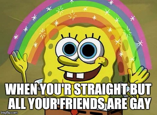 Magnetic ones | WHEN YOU'R STRAIGHT BUT ALL YOUR FRIENDS ARE GAY | image tagged in magnet | made w/ Imgflip meme maker