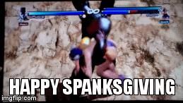 High Quality Tekken Spank Blank Meme Template