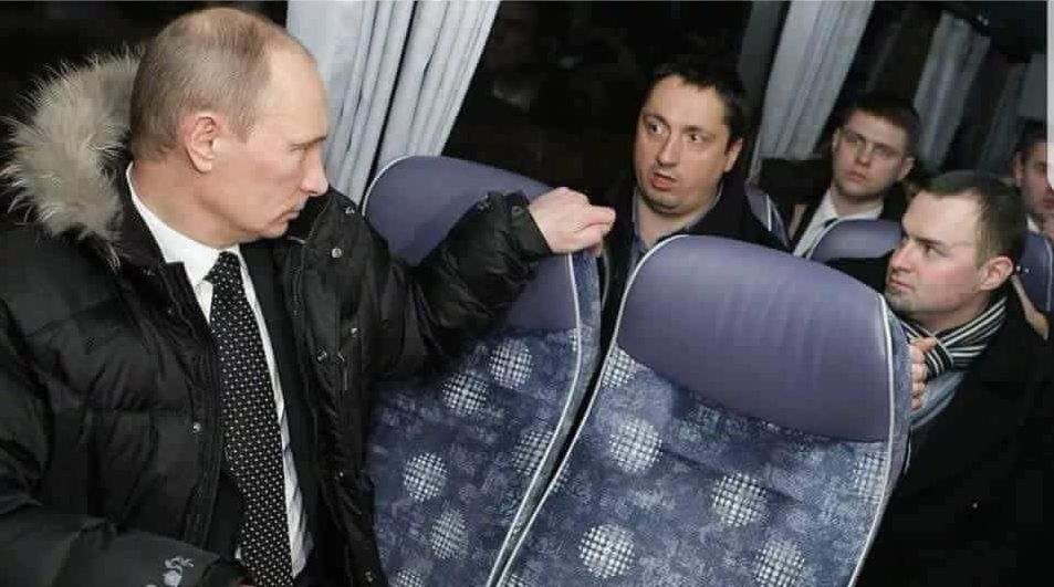 Putin asking Blank Meme Template