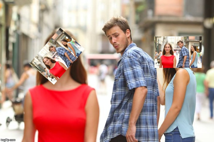 Distracted Boyfriend Meme | image tagged in memes,distracted boyfriend | made w/ Imgflip meme maker