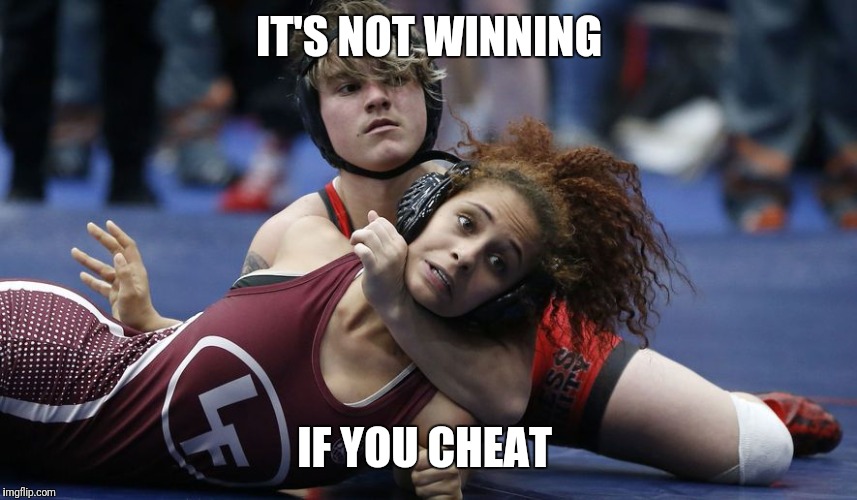 Come at me bro | IT'S NOT WINNING; IF YOU CHEAT | image tagged in sjws,lgbt,liberals,liberal logic | made w/ Imgflip meme maker