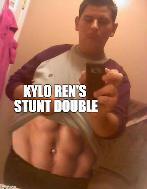 Stunt double fail | KYLO REN'S STUNT DOUBLE | image tagged in fail,kylo ren,stunt | made w/ Imgflip meme maker