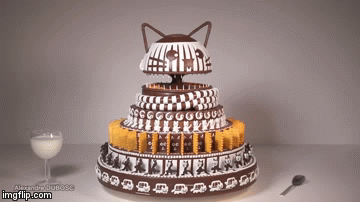 Amazing Cat Themed Animated Zoetrope Cake - Geekologie