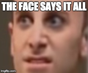THE FACE SAYS IT ALL | image tagged in that face | made w/ Imgflip meme maker