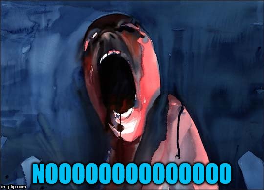 Pink Floyd Scream | NOOOOOOOOOOOOOO | image tagged in pink floyd scream | made w/ Imgflip meme maker