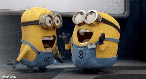 Excited Minions Meme | image tagged in memes,excited minions | made w/ Imgflip meme maker