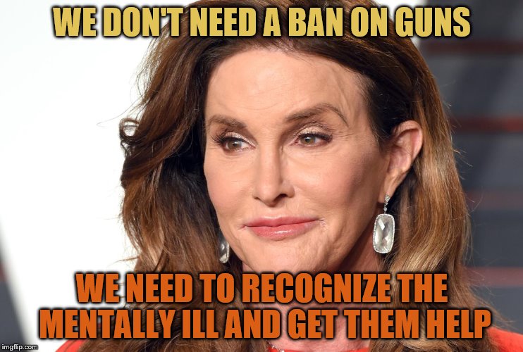 Mental Illness | WE DON'T NEED A BAN ON GUNS; WE NEED TO RECOGNIZE THE MENTALLY ILL AND GET THEM HELP | image tagged in memes,mental illness,gun control,2nd amendment | made w/ Imgflip meme maker