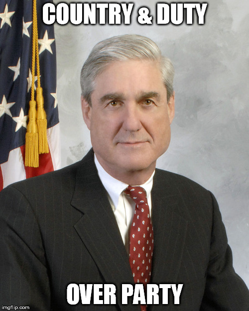 Robert Mueller | COUNTRY & DUTY; OVER PARTY | image tagged in robert mueller | made w/ Imgflip meme maker