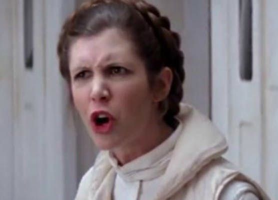 Angry Leia Blank Meme Template