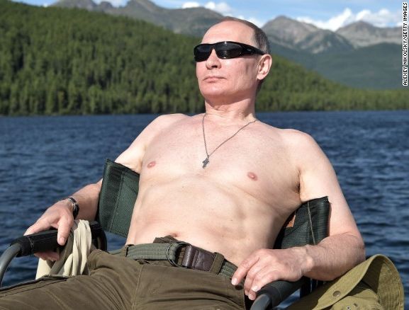 High Quality Putin Relax Blank Meme Template