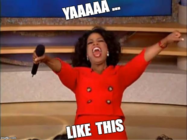 Oprah You Get A Meme | YAAAAA ... LIKE  THIS | image tagged in memes,oprah you get a | made w/ Imgflip meme maker