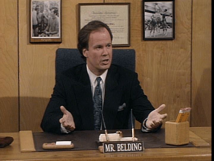 High Quality Mr. Belding Blank Meme Template