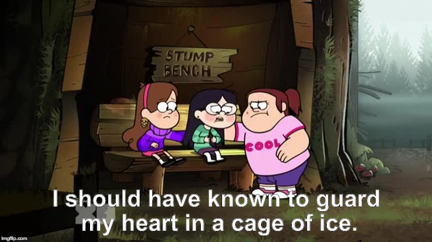 I should have known to guard my heart in a cage of ice. | made w/ Imgflip meme maker