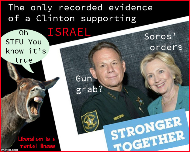 The only Evidence of a CLINTON supporting Israel | image tagged in israel,hang hillary,hillary clinton for jail 2016,current events,politics lol,funny memes | made w/ Imgflip meme maker