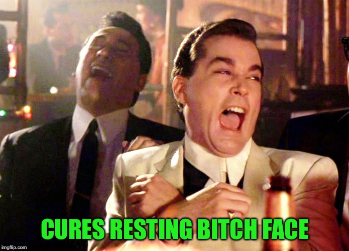 CURES RESTING B**CH FACE | made w/ Imgflip meme maker