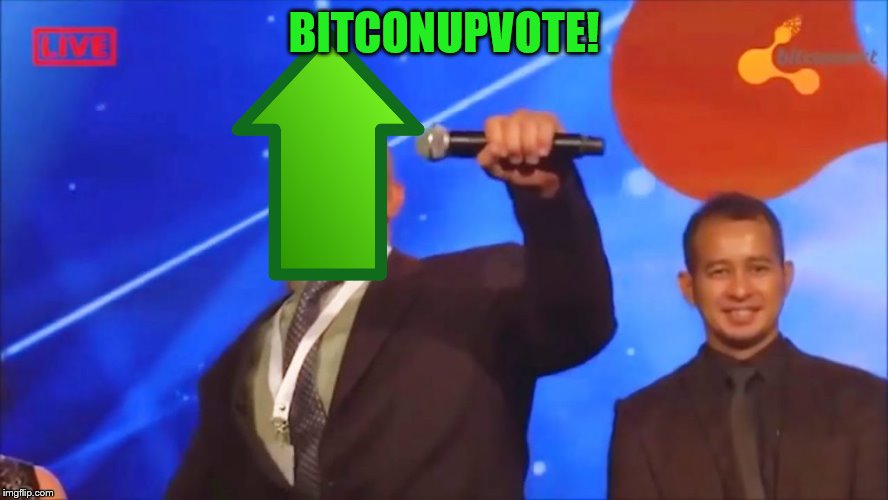 BITCONUPVOTE! | made w/ Imgflip meme maker