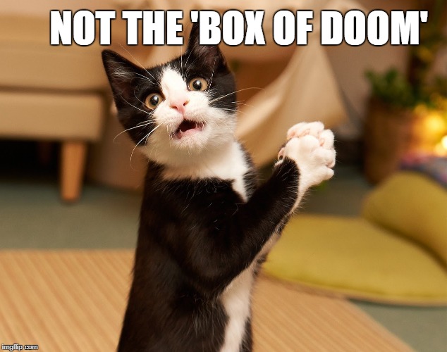 NOT THE 'BOX OF DOOM' | made w/ Imgflip meme maker