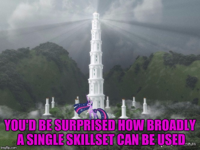 YOU'D BE SURPRISED HOW BROADLY A SINGLE SKILLSET CAN BE USED | made w/ Imgflip meme maker