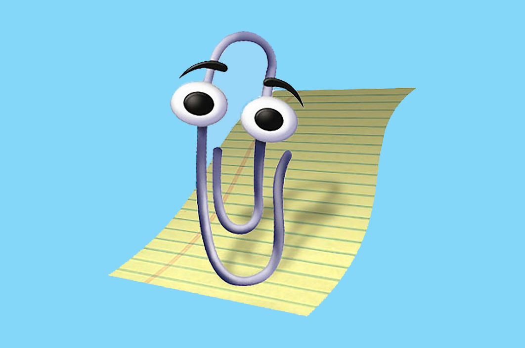 word paper clip Blank Meme Template