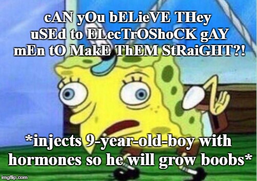 Is spongebob gay