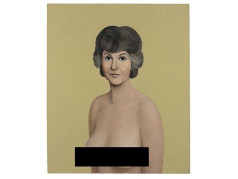 Bea Arthur nude portrait Blank Meme Template