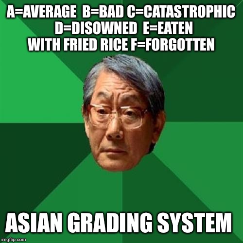 High Expectations Asian Father Meme - Imgflip