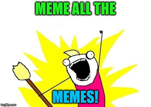 X All The Y Meme | MEME ALL THE MEMES! | image tagged in memes,x all the y | made w/ Imgflip meme maker