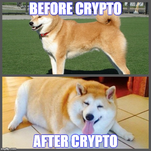 BEFORE CRYPTO; AFTER CRYPTO | made w/ Imgflip meme maker