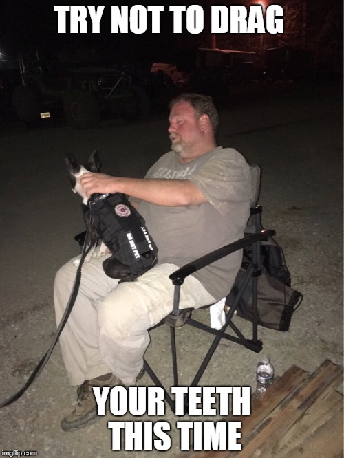 TRY NOT TO DRAG; YOUR TEETH THIS TIME | made w/ Imgflip meme maker
