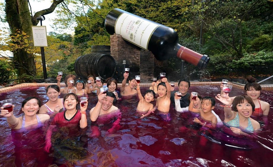 wine swimming pool Blank Meme Template