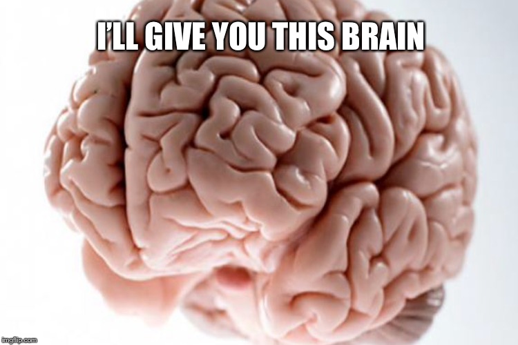 I’LL GIVE YOU THIS BRAIN | made w/ Imgflip meme maker