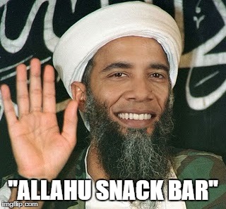 "ALLAHU SNACK BAR" | image tagged in obama,muslim goat,disgrace,liberalism is a mental disorder,words that offend liberals,liberal tears | made w/ Imgflip meme maker