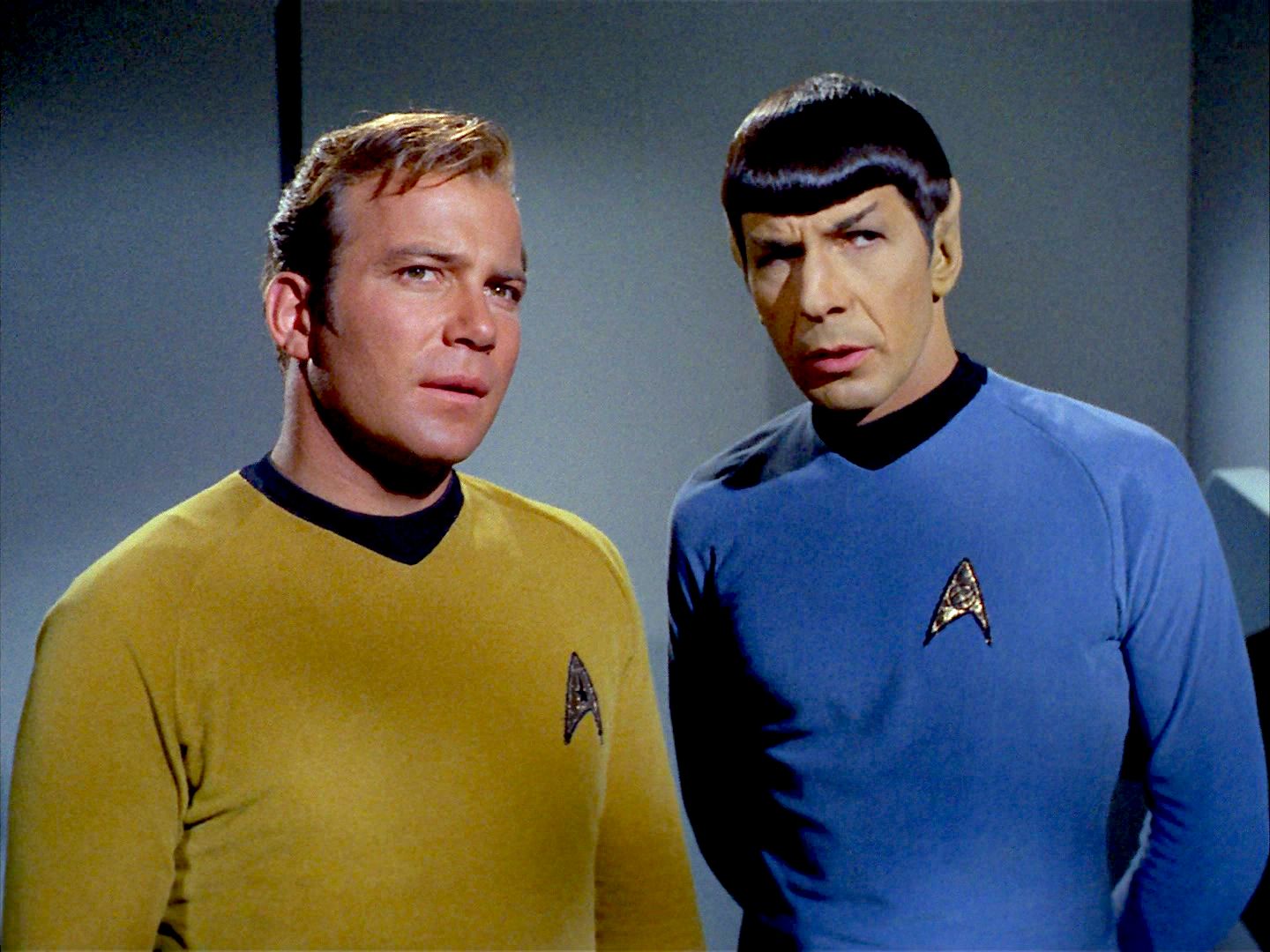 Captain Kirk Spock Blank Meme Template