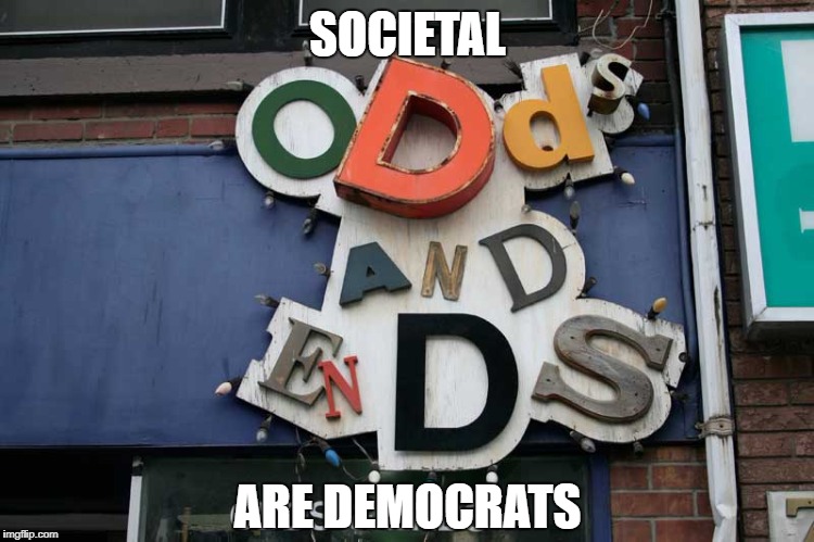 That's a fact, Jack | SOCIETAL; ARE DEMOCRATS | image tagged in liberals | made w/ Imgflip meme maker