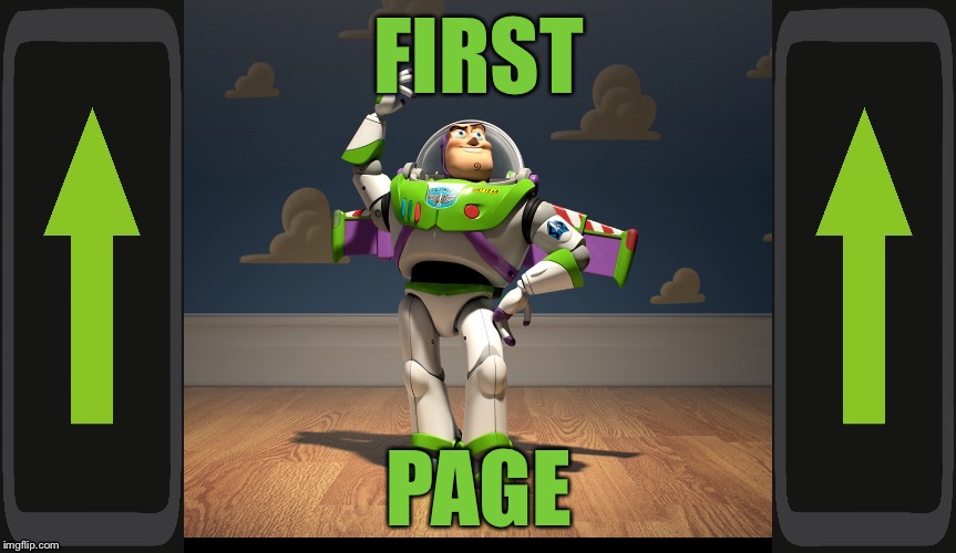 Excellente Buzz Light Year | FIRST PAGE | image tagged in excellente buzz light year | made w/ Imgflip meme maker