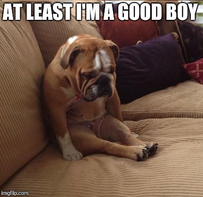 AT LEAST I'M A GOOD BOY | made w/ Imgflip meme maker