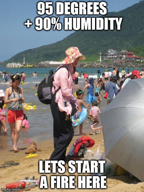 terrible beach tourist | image tagged in terrible beach tourist,memes,funny | made w/ Imgflip meme maker