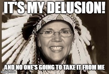 not to mention the money | IT'S MY DELUSION! AND NO ONE'S GOING TO TAKE IT FROM ME | image tagged in warren politics | made w/ Imgflip meme maker