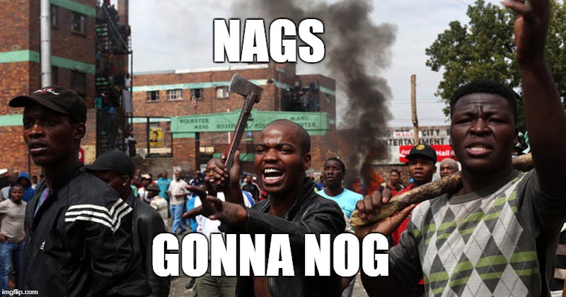 NAGS; GONNA NOG | made w/ Imgflip meme maker