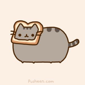Pusheen is really hungry Blank Meme Template