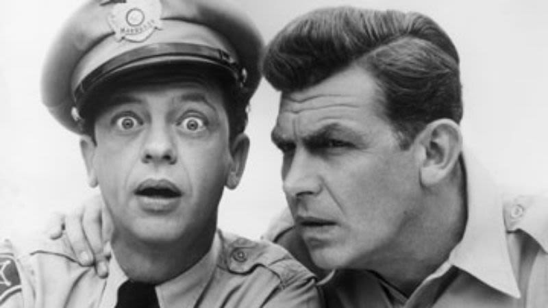High Quality andy griffith and barney fife Blank Meme Template