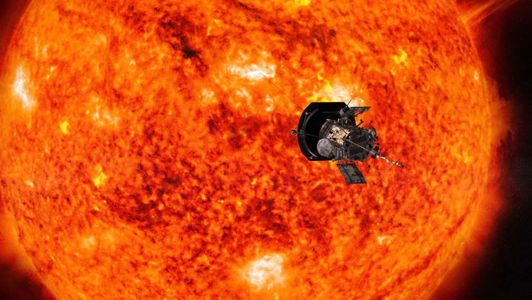 Sun and Space Probe Blank Meme Template