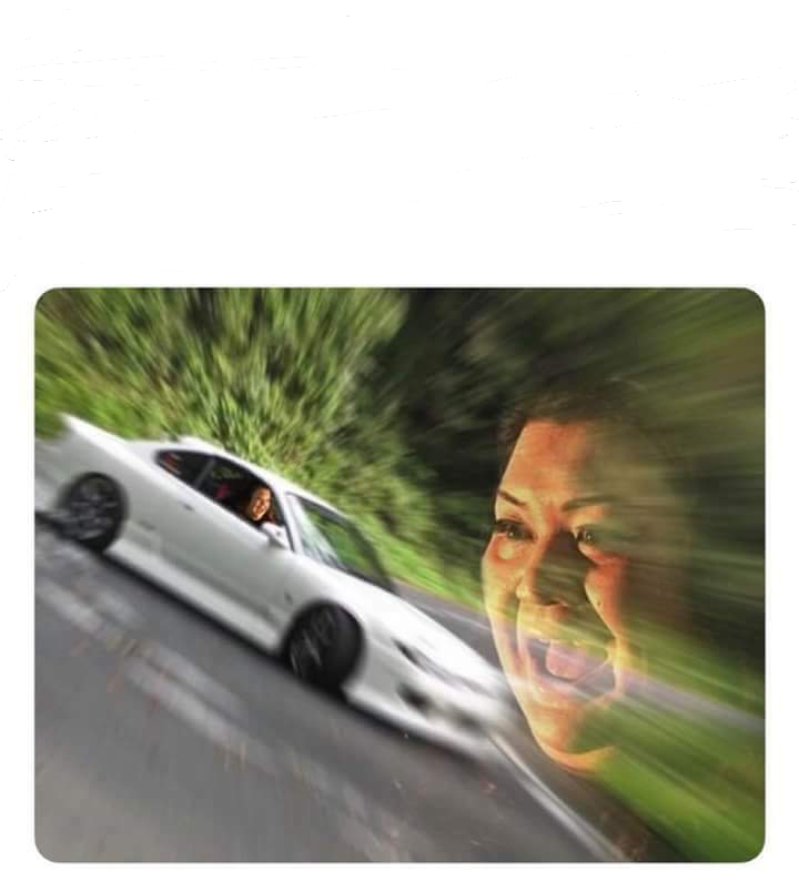 Fast car Blank Meme Template