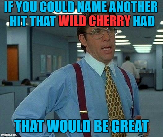 That Would Be Great Meme | IF YOU COULD NAME ANOTHER HIT THAT WILD CHERRY HAD THAT WOULD BE GREAT WILD CHERRY | image tagged in memes,that would be great | made w/ Imgflip meme maker